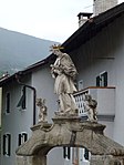 St Johannes Nepomuk statue at the Eagle Bridge