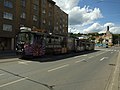 Čeština: Reklamní tramvaj na Ignis Brunensis (KT8D5N) nedaleko Mendlova náměstí v Brně nápověda English: KT8D5N tram in Brno, South Moravian Region, CZ help