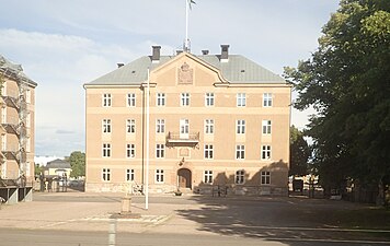 Kanslihuset vid regementet.