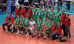 The team in 2014 Bulgaria men's national volleyball team 2014.JPG