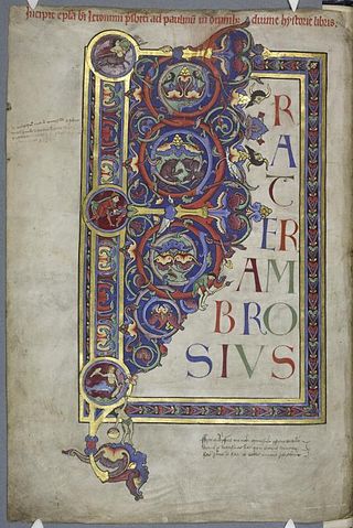 <span class="mw-page-title-main">Bury Bible</span> Illustrated Bible by Master Hugo