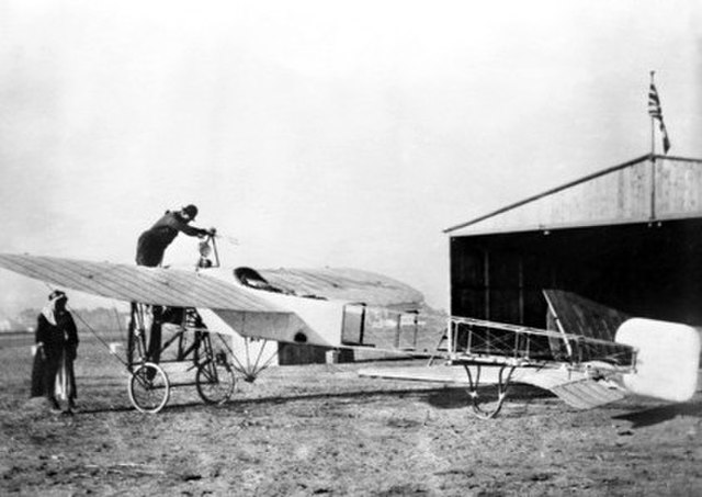 Watt's Bleriot XI monoplane in Egypt, 1913–14