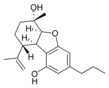 Strukturformel C3-Cannabielsoin