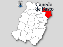 Kaart van Canedo de Basto