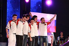 Moscow Five at WCG 2011 CS1.6 Medalists - Moscow Five - WCG 2011 GF (1).jpg