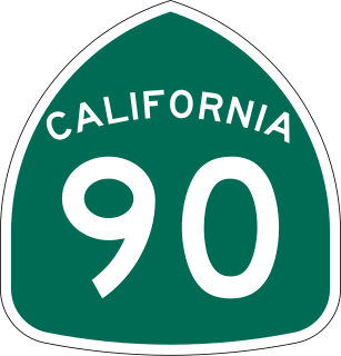 <span class="mw-page-title-main">California State Route 90</span> Highway in California