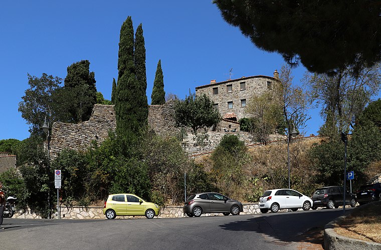 Cafaggio Map Hamlet Campiglia Marittima Tuscany Italy