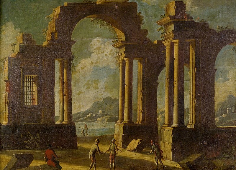 File:Capriccio of ruins by Gennaro Greco.jpg