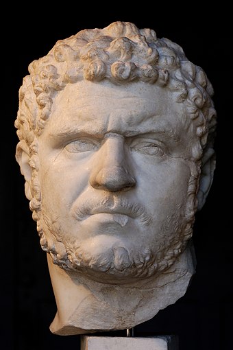 Bust of Caracalla from the Capitoline Museums, Rome