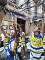 Carrer de Luís Antúnez i placeta Sant Miquel com a "Ca la Gràcia". Festa Major de Gràcia 2019.