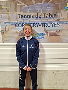 Visite de Claude Bergeret le 15 décembre 2022 au club de tennis de table de Cormery-Truyes - Indre et Loire - France