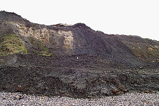 London Clay marine geological formation which crops out in the southeast of England.