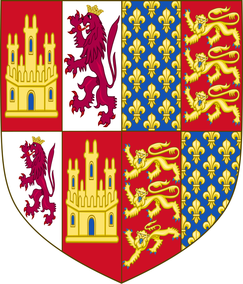 Coat of Arms of Catherine of Lancaster, Queen Consort of Castile.svg