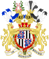 Coat of Arms of Prince Louis, 1st Marquess of Milford Haven.svg