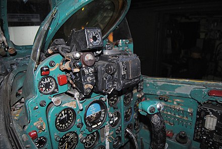 MiG-21F-13 cockpit at the Aviation Museum in Bucharest, Romania