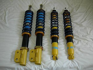 Coilover automobile suspension device