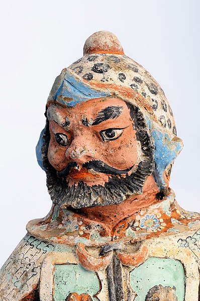 File:Colored terracotta figurine of a Gokturk male found in a Kurgan, Kazakhstan, 5th-6th c.jpg