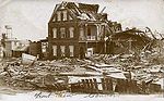 Damage in Belize City Convent Belize 1931 hurricane.jpg