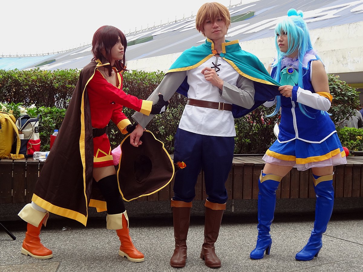 File:Cosplayers of Kazuma and Aqua, KonoSuba 20160507a.jpg