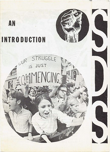 Cover of SDS pamphlet c. 1966