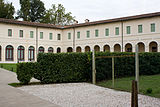 Il chiostro dell'ex-convento di San Silvestro, ristrutturato come residenza universitaria