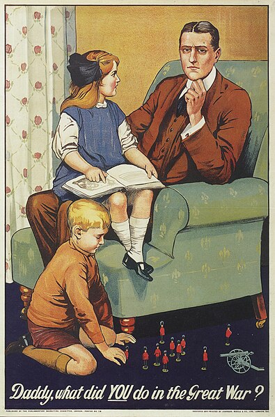 British First World War propaganda poster