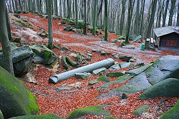 Felsenmeer: ​​gigantyczna kolumna (465 m)