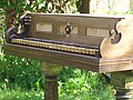 Old harpsichord (why is it in the garden?)