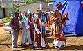 Different leaders of tondoism faith arriving for the coronation ceremony