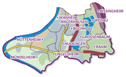 Kart over Bissingheim