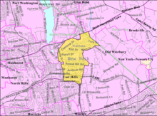 U.S. Census map of East Hills. East-hills-ny-map.png