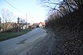 Čeština: Východní pohled do ulice Ve Bráně v Přibyslavicích, okr. Třebíč. English: East view of Ve Bráně street in Přibyslavice, Třebíč District.