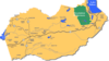 El Dorado County haritasında ABD Route 50 boyunca Meyers