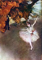Edgar Degas: Ballet – l’étoile (Rosita Mauri) (1878).