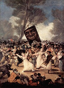 L'Enterrement de la sardine, Francisco de Goya.
