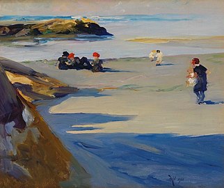 Elizabeth Wentworth Roberts, Figures on the Sand, Annisquam, 1915.jpg