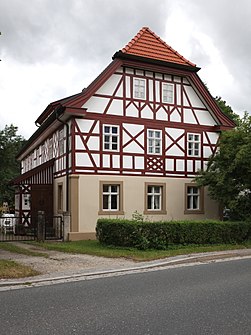 Half-timbered house in End