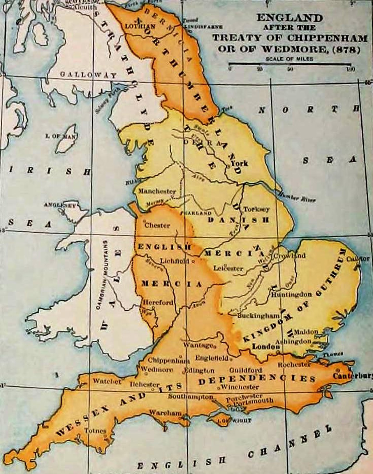 Англия 9 век. Карта средневековой Англии 12 века. Карта Англии 9 век. Карта древней Британии.
