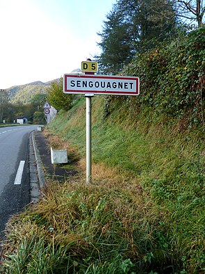 Entrée dans Sengouagnet.JPG