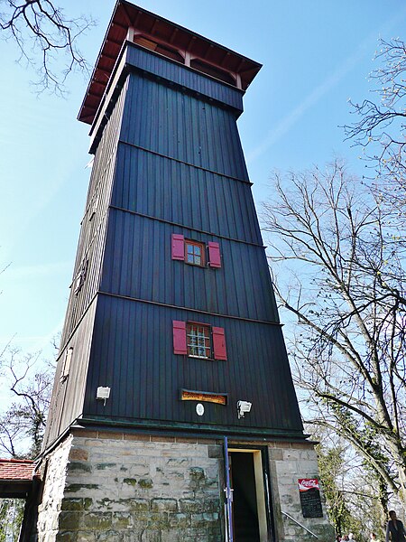 Eselsburgturm oberhalb von Ensingen 2012 04 01 panoramio