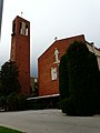 Català: Església Llars Mundet. Campus Mundet, Pg. Vall d'Hebron, 149-169 (Barcelona). This is a photo of a building indexed in the Catalan heritage register as Bé Cultural d'Interès Local (BCIL) under the reference 08019/2845. Object location 41° 26′ 19.64″ N, 2° 08′ 36.71″ E  View all coordinates using: OpenStreetMap