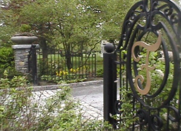 The main entrance to Ferncliff Cemetery, where Aaliyah is interred