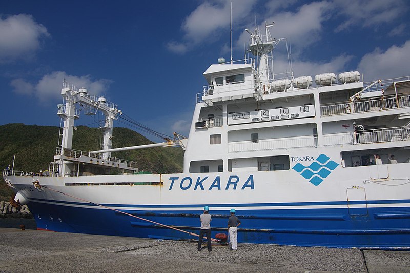 File:Ferry Toshima at Kiriishi 20111113.jpg