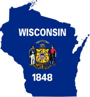 File:Flag map of Wisconsin.svg