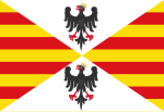 Flag of the Kingdom of Sicily (inverted).svg