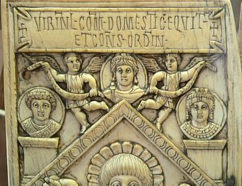 Konsulares Dyptichon des Flavius Anastasius Probus, Detail