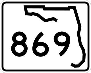 Florida State Road 869 Highway in Florida