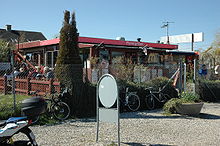 Imbissstand Flyvergrillen, Treffpunkt von Flugzeugspottern (2007)