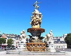 La fontaine des quatre vallées.