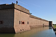 Fort Pulaski National Monument, chatham county, Georgia, U.S. This is an image of a place or building that is listed on the National Register of Historic Places in the United States of America. Its reference number is 66000064.